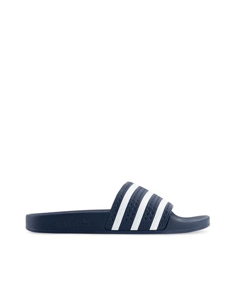 adidas adilette blauw rood|Adidas Adilette sokken.